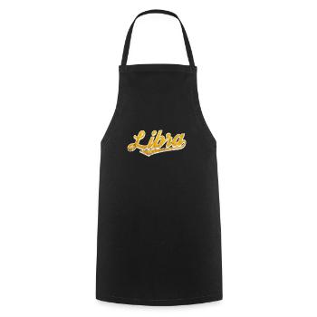 Libra Zodiac Sign Horoscope Astrology Gift - Cooking Apron - black - Front - AI Model Male 185 dark (185cm)
