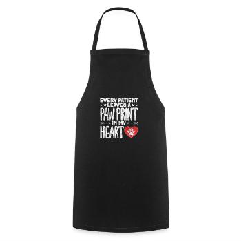 Veterinarian Veterinary Medicine Veterinarian Veterinary Gift - Cooking Apron - black - Front - AI Model Male 185 dark (185cm)