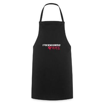 Taekwondo - Tablier de cuisine - noir - Devant - AI Model Male 185 dark (185cm)