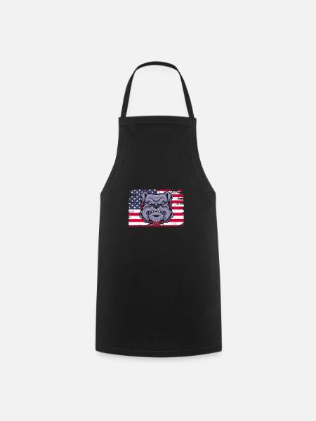 Bouledogue américain - Tablier de cuisine - noir