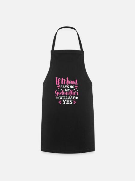 Marraine - Tablier de cuisine - noir