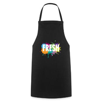 Hip Hop Rap Music Rapper Hiphop Gift - Cooking Apron - black - Front - AI Model Male 185 dark (185cm)