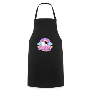 Hip Hop Rap Music Rapper Hiphop Gift - Cooking Apron - black - Front - AI Model Male 185 dark (185cm)