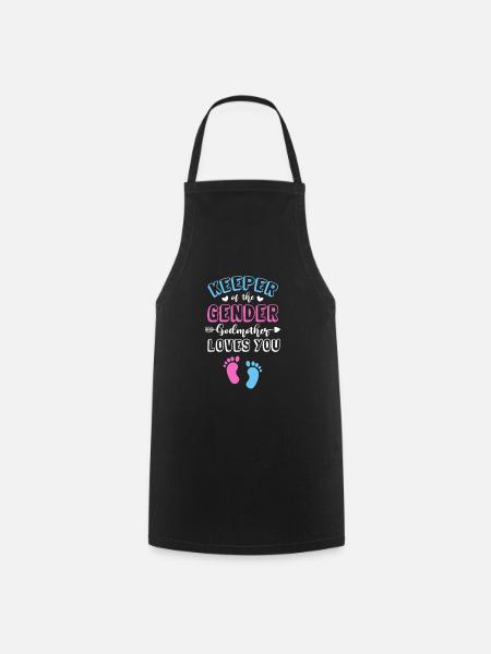 Marraine - Tablier de cuisine - noir