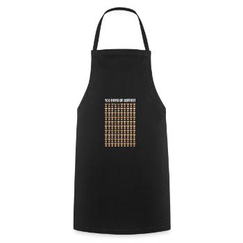 Coffee - Cooking Apron - black - Front - AI Model Male 185 dark (185cm)