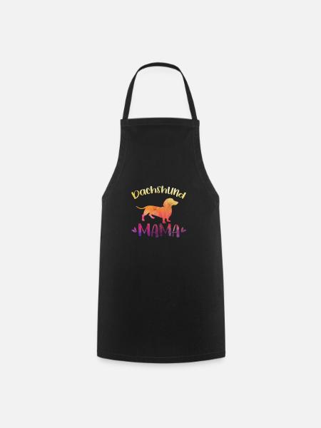 Dachshund Mama - Cooking Apron - black