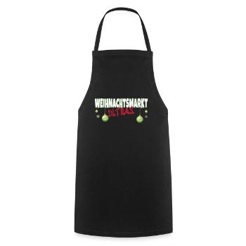 Weihnachtsmarkt Ultras Ugly Christmas Xmas Idee - Kochschürze - Schwarz - Vorne - AI Model Male 185 dark (185cm)