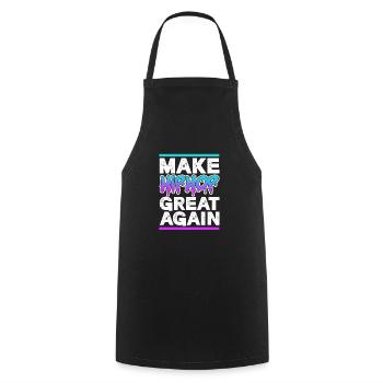 Hip Hop Rap Musik Rapper Hiphop Geschenk - Kochschürze - Schwarz - Vorne - AI Model Male 185 dark (185cm)