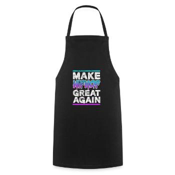 Hip-hop - Tablier de cuisine - noir - Devant - AI Model Male 185 dark (185cm)