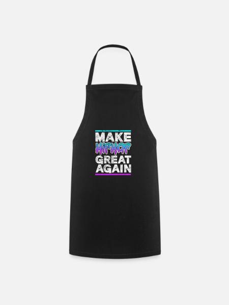 Hip Hop - Cooking Apron - black