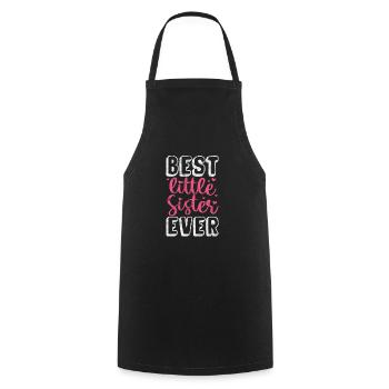 Soeur Frère Frères et sœurs Cadeau de famille - Tablier de cuisine - noir - Devant - AI Model Male 185 dark (185cm)