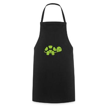 Turtle - Cooking Apron - black - Front - AI Model Male 185 dark (185cm)