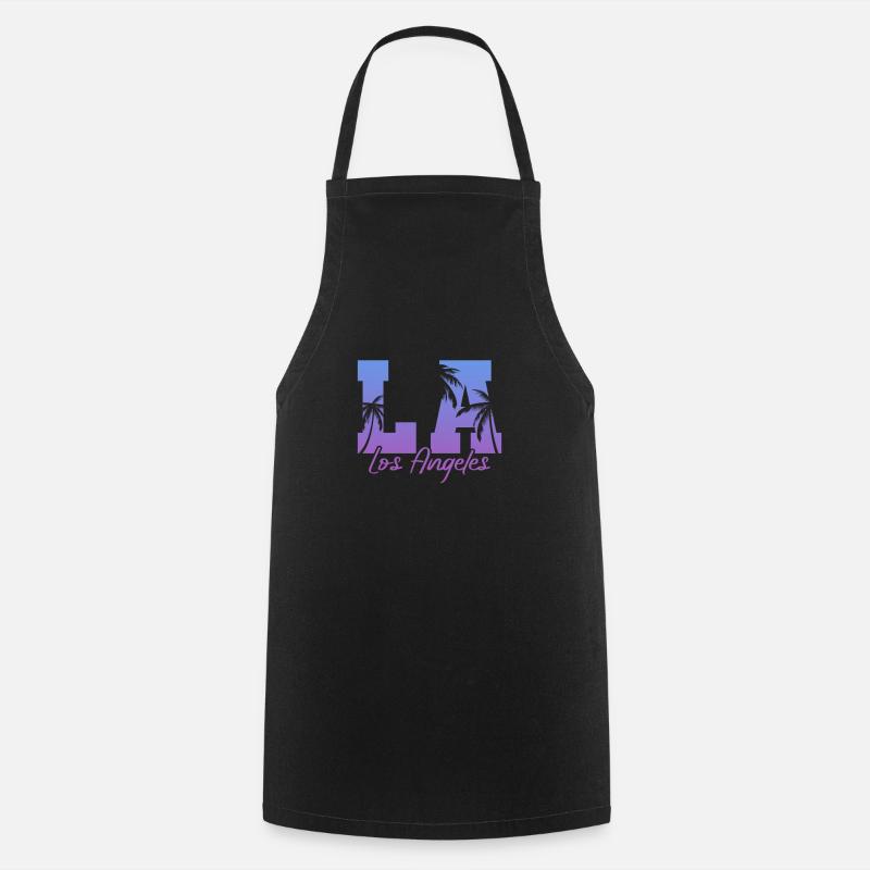 Los Angeles - Tablier de cuisine - noir