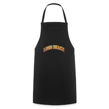 Long Beach - Cooking Apron - black - Front - AI Model Male 185 dark (185cm)