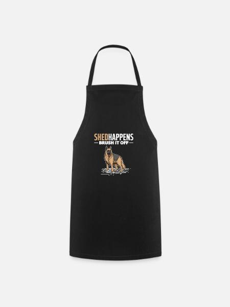 Berger allemand - Tablier de cuisine - noir