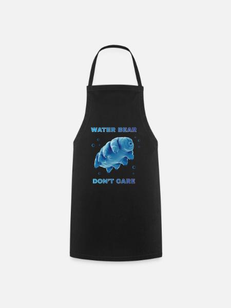 Water Bear Dont Care Bärtierchen - Kochschürze - Schwarz