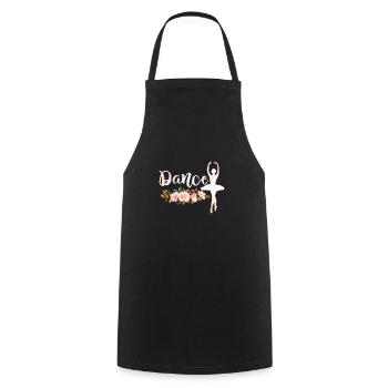 Ballet Ballerine Ballet Danseuse Danse Cadeau - Tablier de cuisine - noir - Devant - AI Model Male 185 dark (185cm)