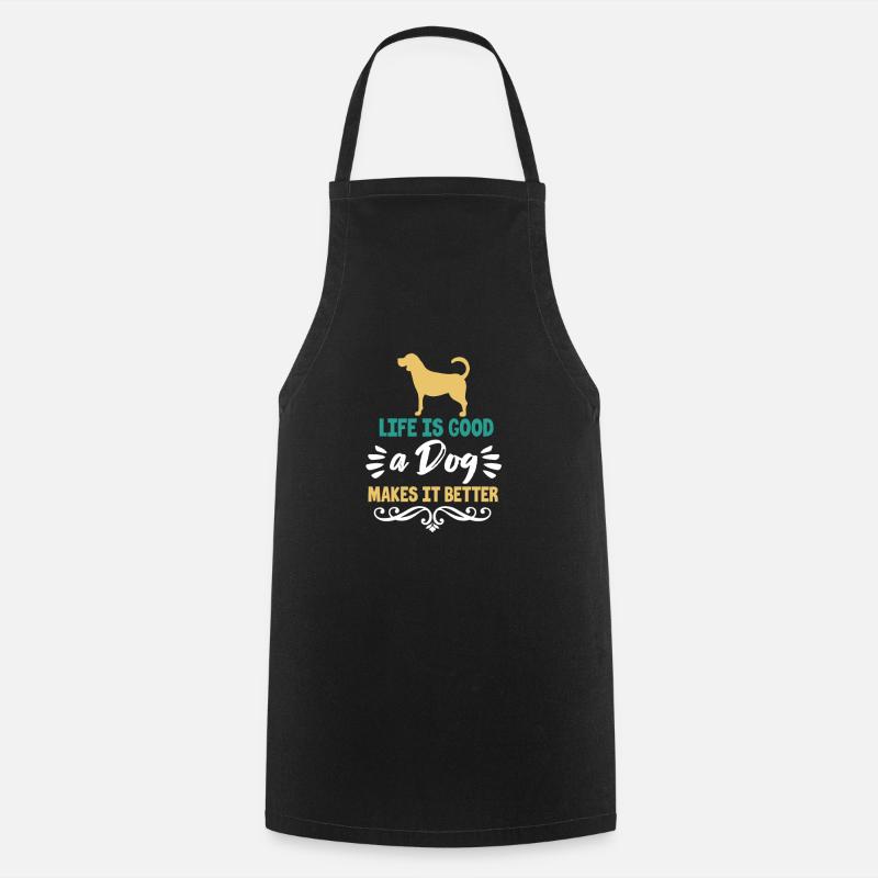Golden Retrievers - Tablier de cuisine - noir