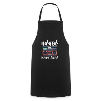 Hip-hop - Tablier de cuisine - noir - Devant - AI Model Male 185 dark (185cm)