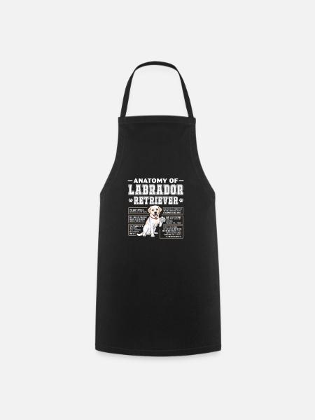 Labrador Hund Hunde Hunderasse Geschenk - Kochschürze - Schwarz