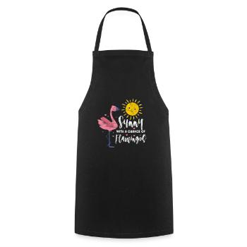 Flamant - Tablier de cuisine - noir - Devant - AI Model Male 185 dark (185cm)