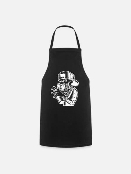 Pulvérisateur Artiste Street Art Bombe aérosol - Tablier de cuisine - noir