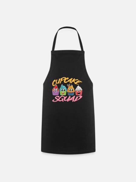 Cupcake Squad Cake Cupcake - Tablier de cuisine - noir