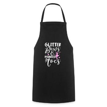 Ballet Ballerine Ballet Danseuse Danse Cadeau - Tablier de cuisine - noir - Devant - AI Model Male 185 dark (185cm)