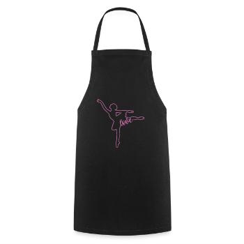 Ballet - Tablier de cuisine - noir - Devant - AI Model Male 185 dark (185cm)
