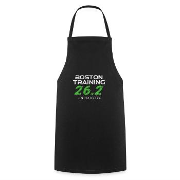 Running Runner Jogging Jogging Runner Gift - Cooking Apron - black - Front - AI Model Male 185 dark (185cm)