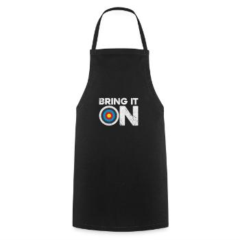 Archery Archer Archer Arrow Gift - Cooking Apron - black - Front - AI Model Male 185 dark (185cm)