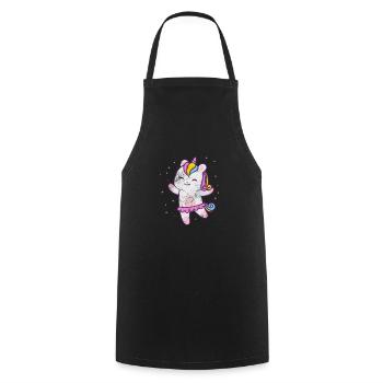 Ballet - Tablier de cuisine - noir - Devant - AI Model Male 185 dark (185cm)