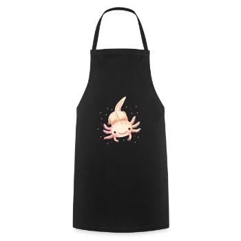 Axolotl - Tablier de cuisine - noir - Devant - AI Model Male 185 dark (185cm)