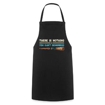 There Is Nothing You Can't Didgeridoo - Cooking Apron - black - Front - AI Model Male 185 dark (185cm)