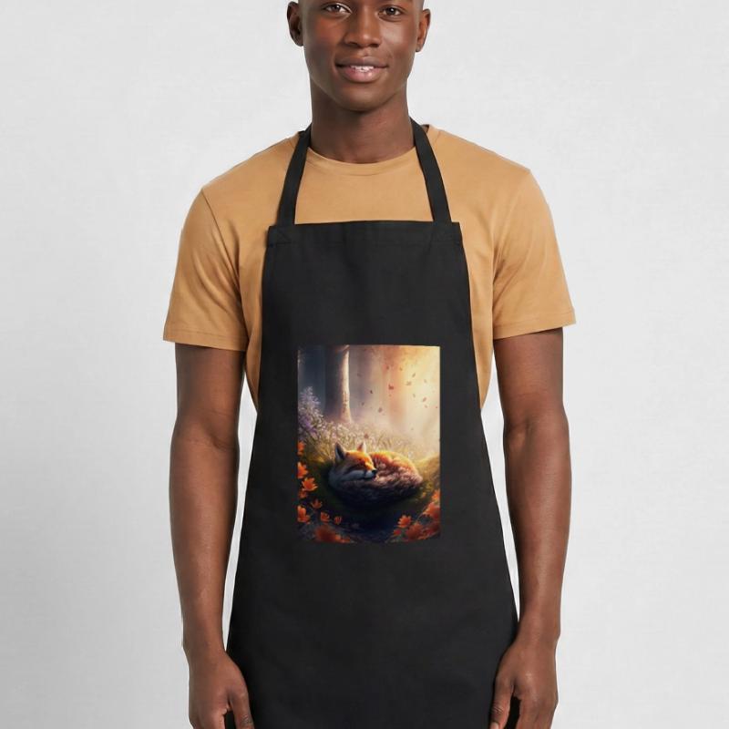 Fix and Foxi Fox Saying Sleeping Shirt Cuddle Cooking Apron