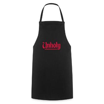 Atheist Atheism Anti Religion God Gift - Cooking Apron - black - Front - AI Model Male 185 dark (185cm)