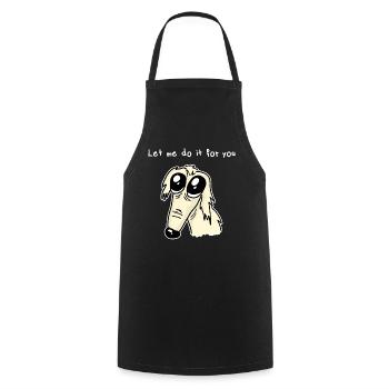 Borzoi Dog Borzoi Dog Let Me Do It For You - Cooking Apron - black - Front - AI Model Male 185 dark (185cm)