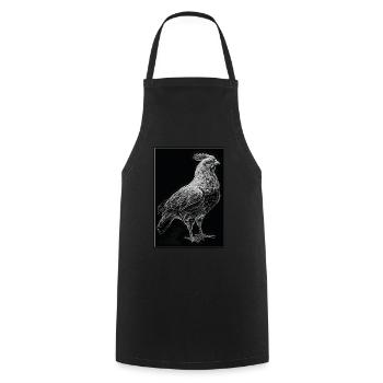 Chickens Whisperer Farm Farmer Chicken coop Chicken - Cooking Apron - black - Front - AI Model Male 185 dark (185cm)