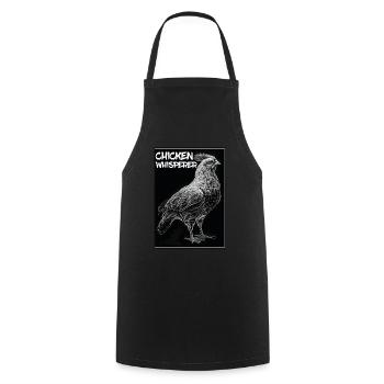 Chickens Whisperer Farm Farmer Chicken coop Chicken - Cooking Apron - black - Front - AI Model Male 185 dark (185cm)
