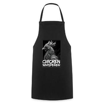 Chickens Whisperer Farm Farmer Chicken coop Chicken - Cooking Apron - black - Front - AI Model Male 185 dark (185cm)