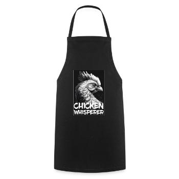 Chickens Whisperer Farm Farmer Chicken coop Chicken - Cooking Apron - black - Front - AI Model Male 185 dark (185cm)
