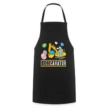 Oeufs Cavator Pâques pour garçons Enfants Tout-petits Bunny - Tablier de cuisine - noir - Devant - AI Model Male 185 dark (185cm)