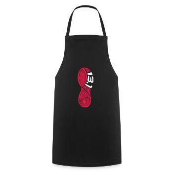 Courir - Tablier de cuisine - noir - Devant - AI Model Male 185 dark (185cm)