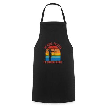 Archery Archer Archer Arrow Gift - Cooking Apron - black - Front - AI Model Male 185 dark (185cm)