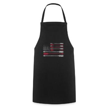 Archery Archer Archer Arrow Gift - Cooking Apron - black - Front - AI Model Male 185 dark (185cm)