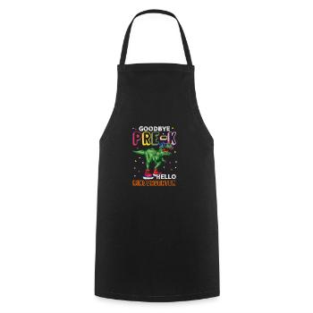 Kindergarten Child School Enrollment School Gift - Cooking Apron - black - Front - AI Model Male 185 dark (185cm)