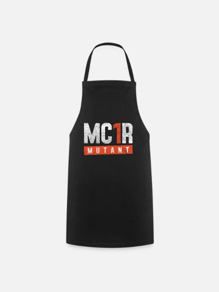 MC1R Mutant Rothaarig Rote Haare - Kochschürze - Schwarz