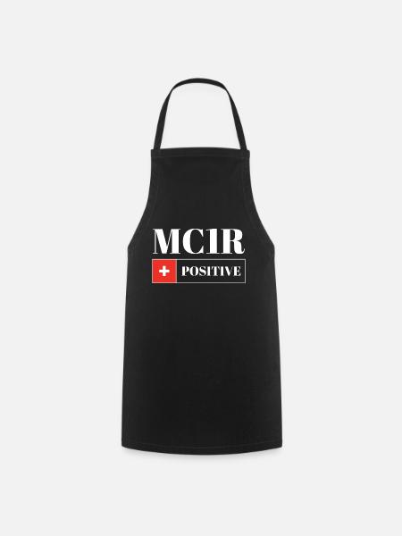 MC1R Positive Rothaarig Rote Haare - Kochschürze - Schwarz