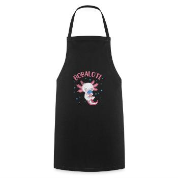 Bubble Tea Boba Tea Kawaii Cadeau - Tablier de cuisine - noir - Devant - AI Model Male 185 dark (185cm)