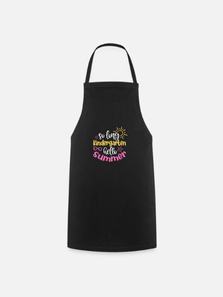 Kindergarten Kind Einschulung Schule Geschenk - Kochschürze - Schwarz